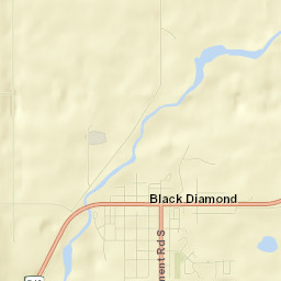 Black Diamond Street Map