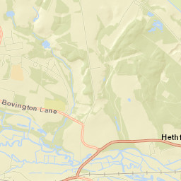 Bovington Camp Street Map