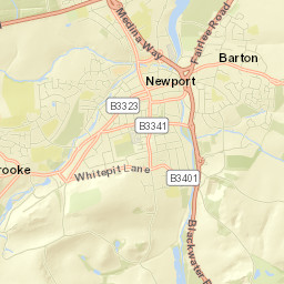 40 Castle Hill, Newport, Isle of Wight PO30 Street Map