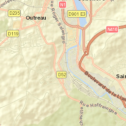 Saint-Léonard Street Map