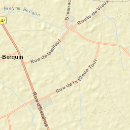 Vieux-Berquin Street Map