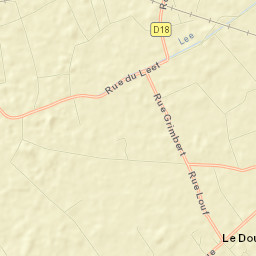 Le Doulieu Street Map