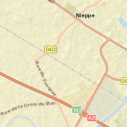 Nieppe Street Map