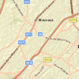 Mouvaux Street Map