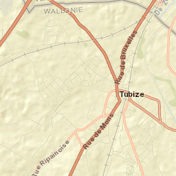 Tubize Street Map