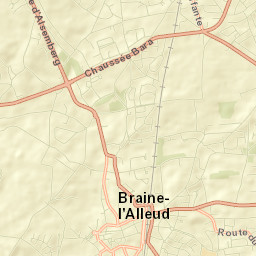 Braine-l'Alleud Street Map