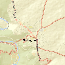 Nideggen Street Map