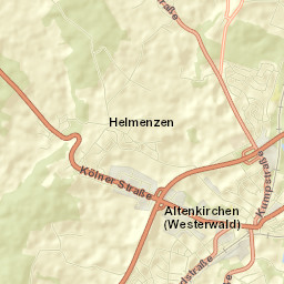 Altenkirchen Street Map