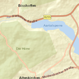 Bischoffen Street Map