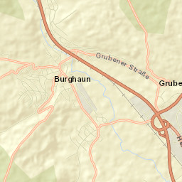 Burghaun Street Map