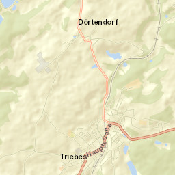 Triebes Street Map