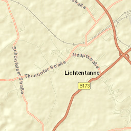 Lichtentanne Street Map