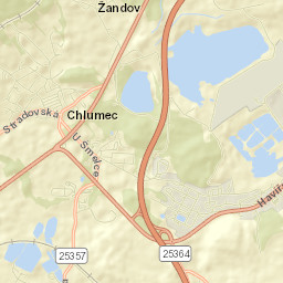 Chlumec Street Map