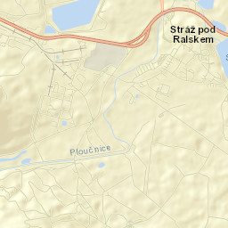 Stráž pod Ralskem Street Map