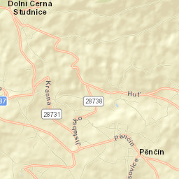 Pěnčín Street Map