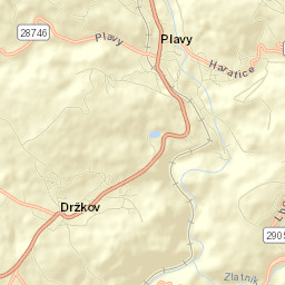 Plavy Street Map