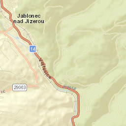 Jablonec nad Jizerou Street Map