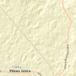 Piława Górna Street Map