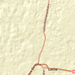 Lelów Street Map