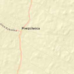 Pierzchnica Street Map