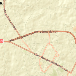 Sandomierz Street Map