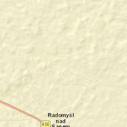 Radomyśl Street Map