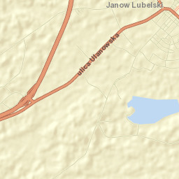 Janów Lubelski Street Map