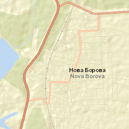 Nova Borova Street Map