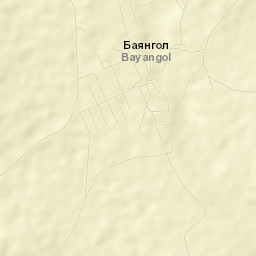 Bayangol Street Map