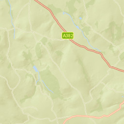 Adley Lane, Dartmoor National Park, Newton Abbot Street Map