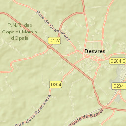 Desvres Street Map