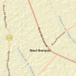 Neuf-Berquin Street Map