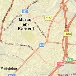 Marcq-en-Barœul Street Map