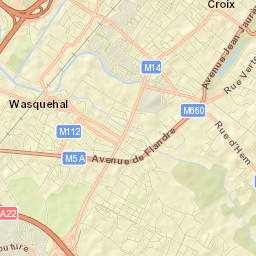 Wasquehal Street Map