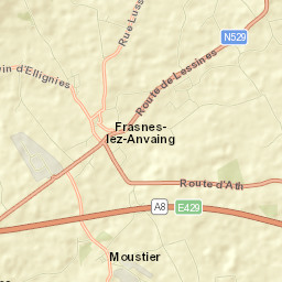 Frasnes-lez-Buissenal Street Map