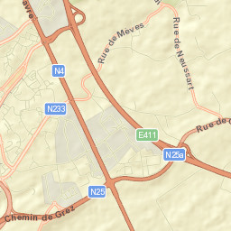 Louvain-la-Neuve Street Map