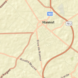 Hannut Street Map
