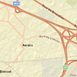 Awans Street Map