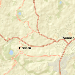 Asbach Street Map