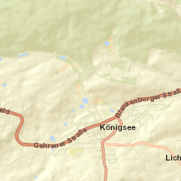 Königsee Street Map