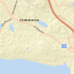 Chabařovice Street Map