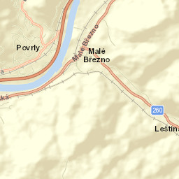 Povrly Street Map