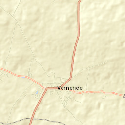 Verneřice Street Map