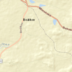 Okres Česká Lípa Street Map