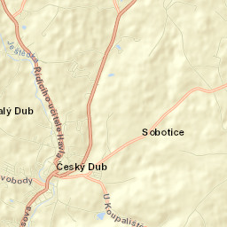 Český Dub Street Map