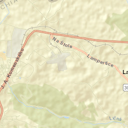 Žacléř Street Map