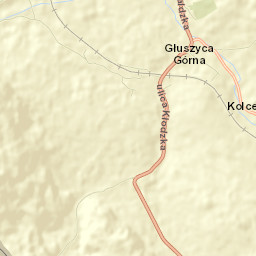 Głuszyca Górna Street Map