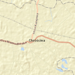 Chrościna Street Map