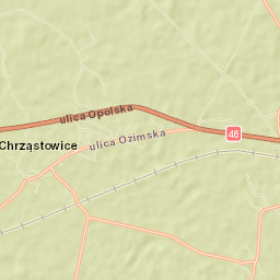 Chrząstowice Street Map