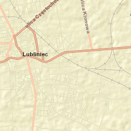 Lubliniec Street Map